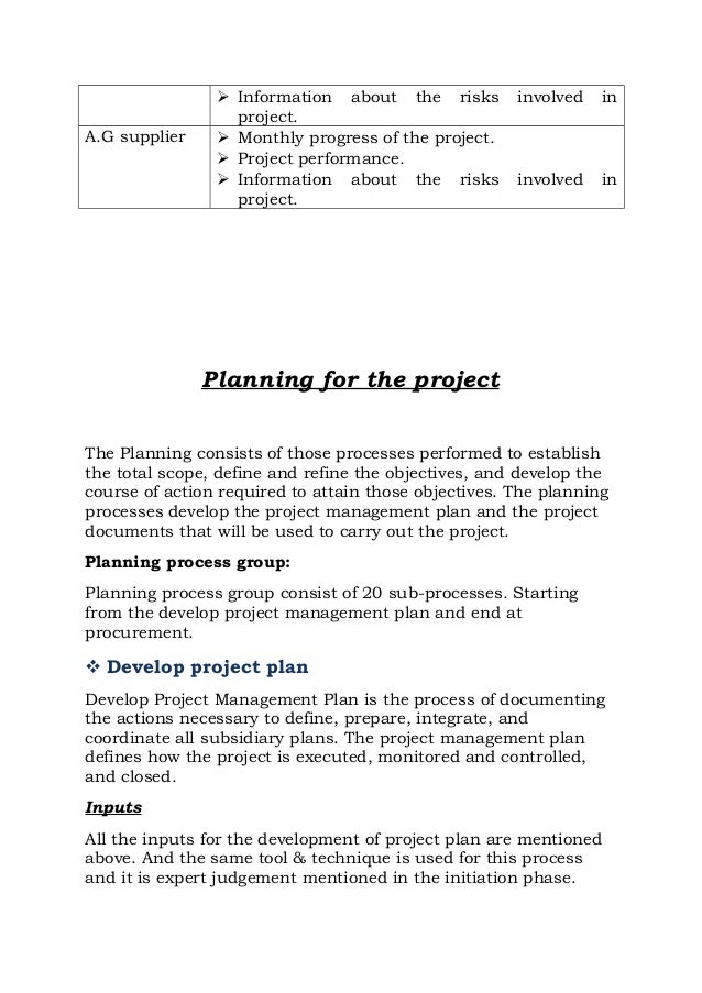 Project management plan house construction Project management plan house construction
